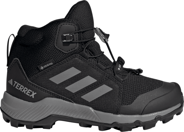 Adidas Kids' Terrex Mid GORE-TEX Hiking Shoes Cblack/Grethr/Cblack Adidas