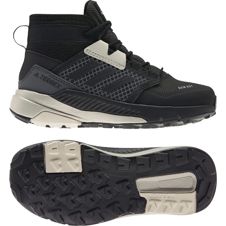 Adidas Kids' Terrex Trailmaker Mid RAIN.RDY Core Black/Core Black/Alumina Adidas