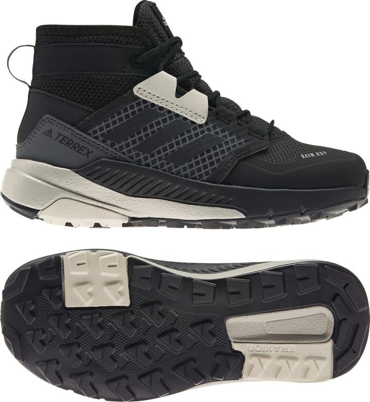 Adidas Kids' Terrex Trailmaker Mid RAIN.RDY Core Black/Core Black/Alumina Adidas Adidas Kids' Terrex Trailmaker Mid RAIN.RDY Core Black/Core Black/Alumina Adidas