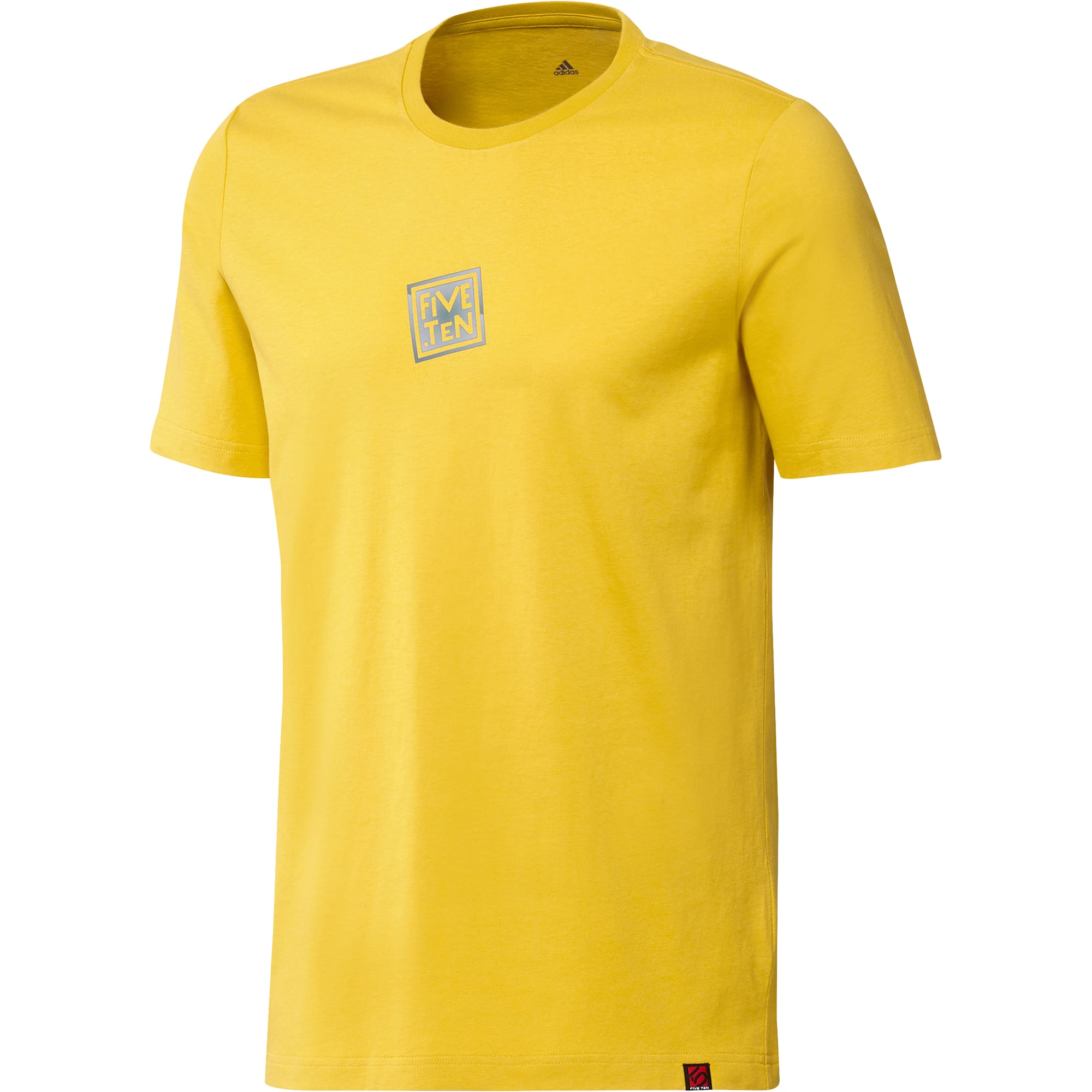 Adidas Adidas Men's 5.10 Heritage Logo Tee Hazy Yellow XS, Hazy Yellow
