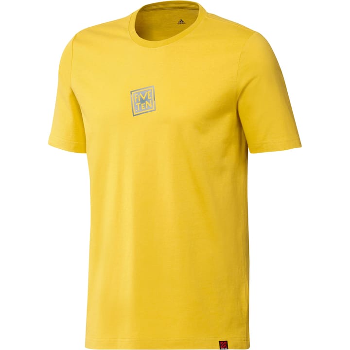 Adidas Men's 5.10 Heritage Logo Tee Hazy Yellow Adidas