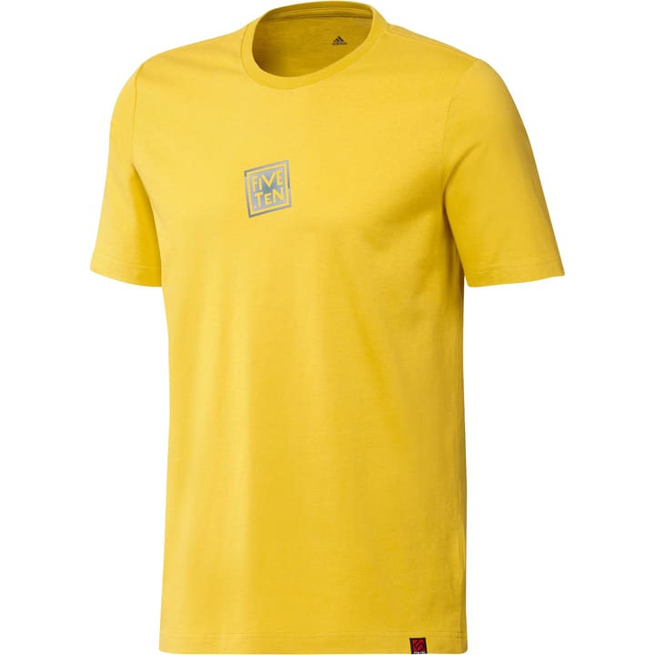 Men's 5.10 Heritage Logo Tee Hazy Yellow Adidas
