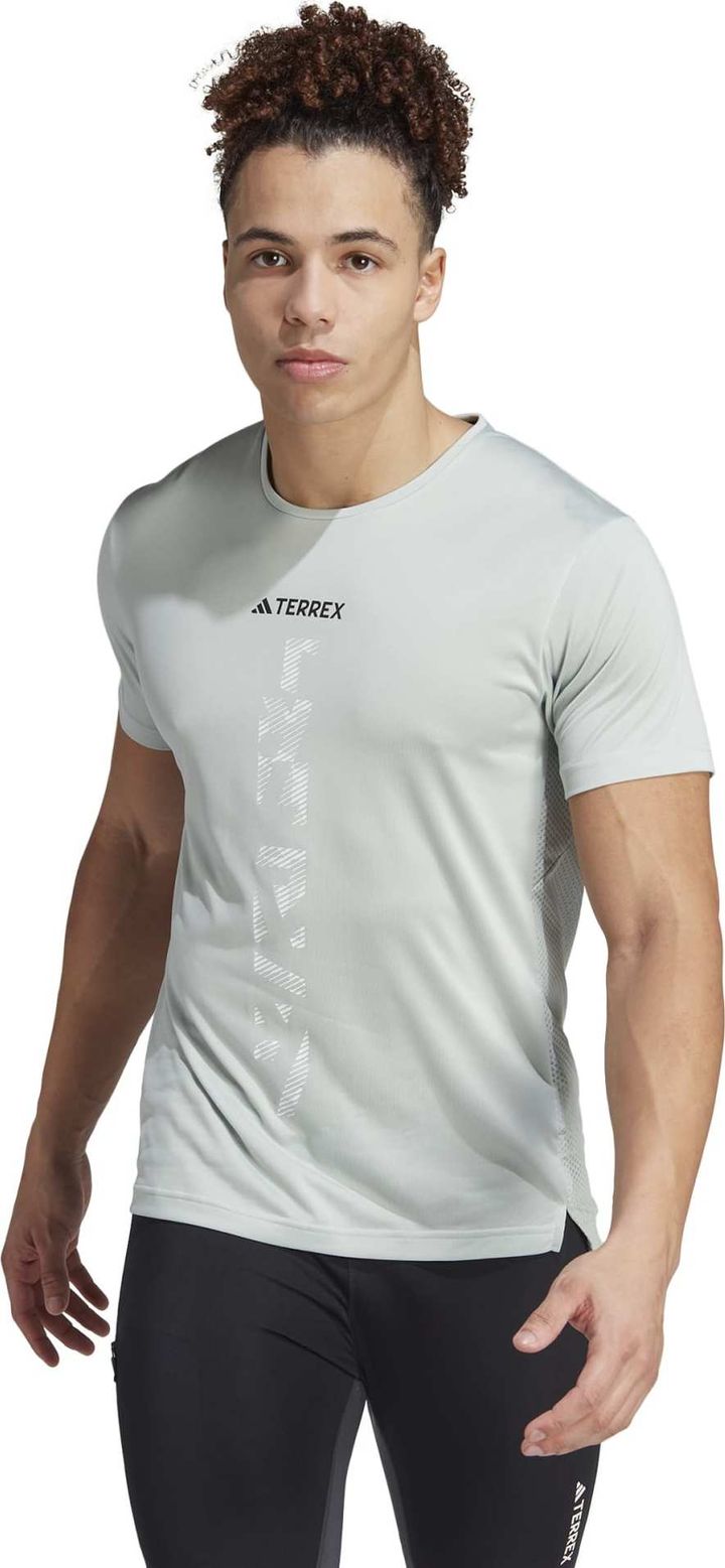 Men's Terrex Agravic Trail Running T-Shirt Wonsil Adidas