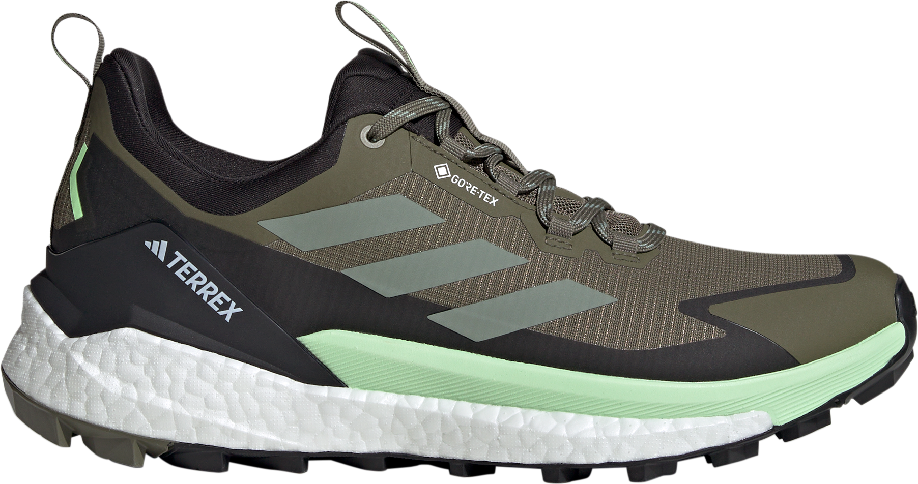 Adidas Adidas Men's Terrex Free Hiker 2 Low GORE-TEX Olive Strata/Silver Green/Core Black 42, Olistr/Silgrn/Cblack