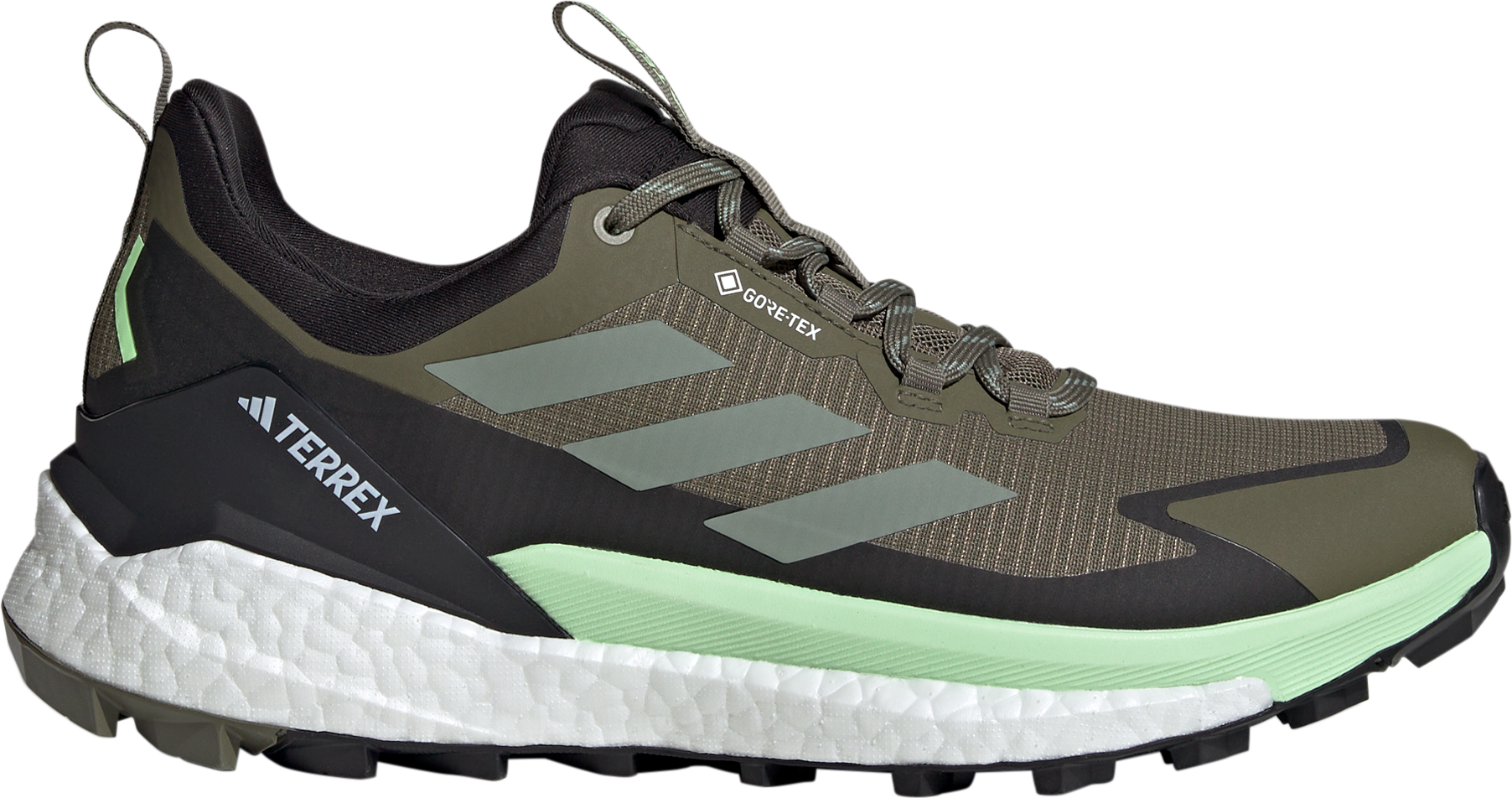 Adidas Adidas Men's Terrex Free Hiker 2 Low GORE-TEX Olive Strata/Silver Green/Core Black 42, Olive Strata/Silver Green/Core Black