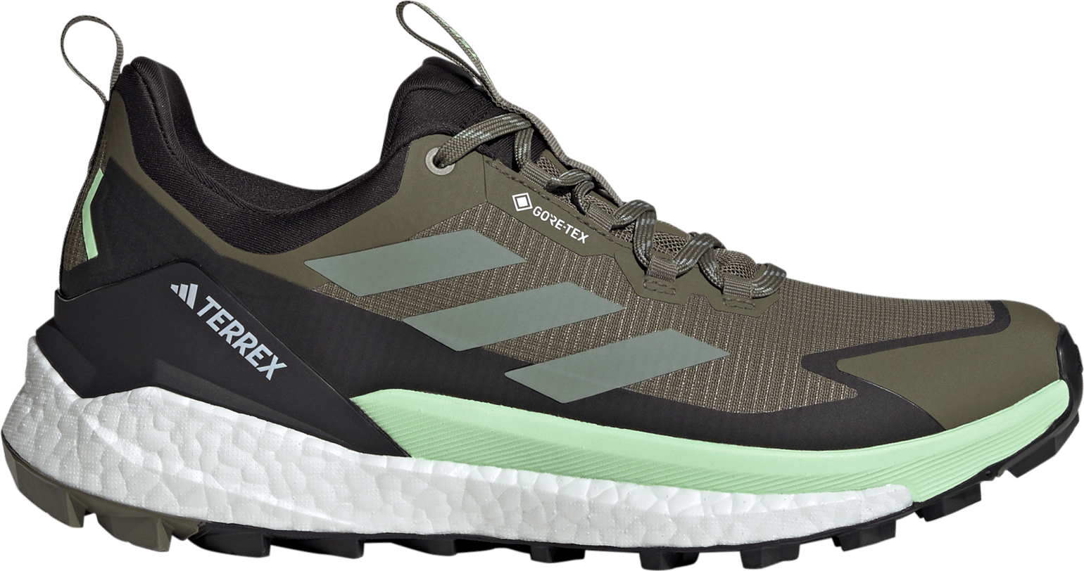 Adidas Men's Terrex Free Hiker 2 Low GORE-TEX Olive Strata/Silver Green/Core Black