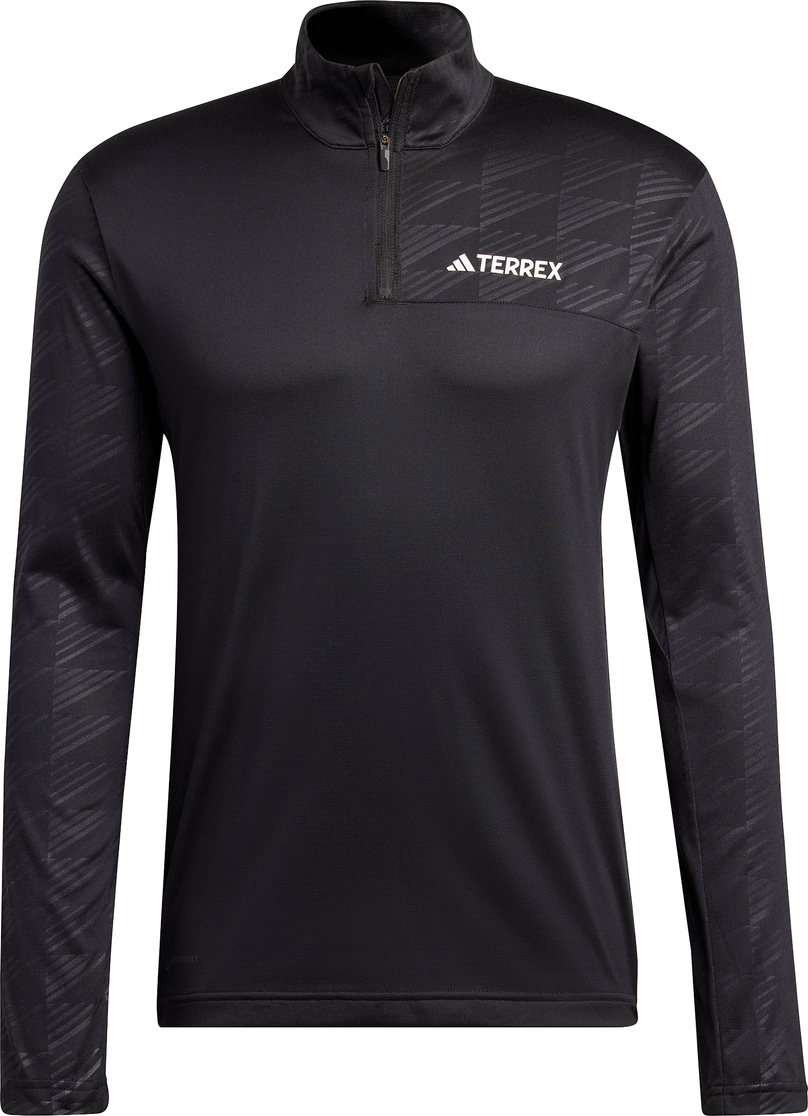 Adidas Men’s Terrex Multi Half-Zip Long Sleeve Tee Black