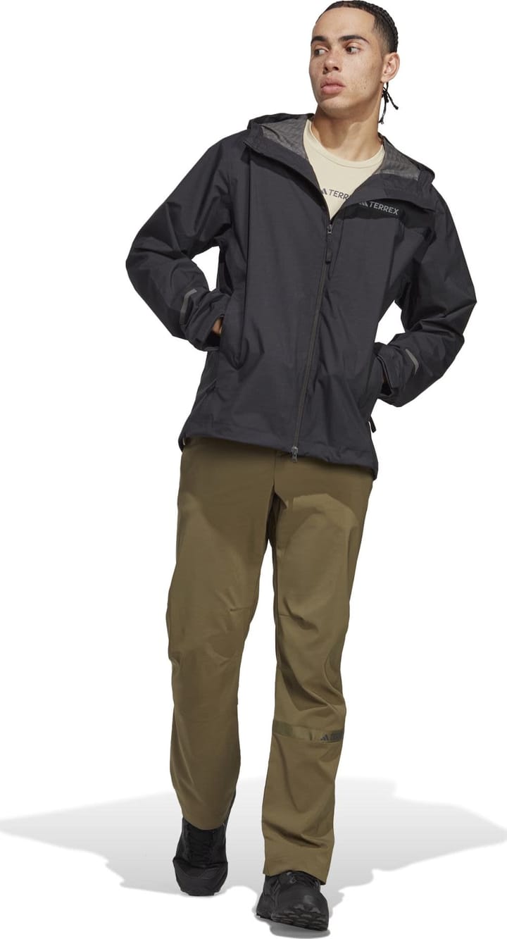 Adidas Men's Terrex Multi RAIN.RDY 2.5-Layer Rain Jacket Black Adidas