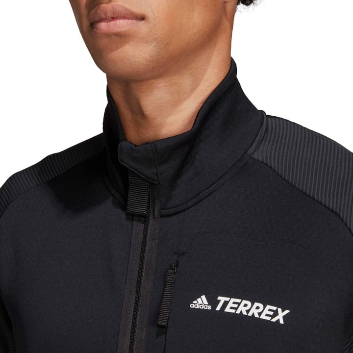 Men's Terrex Tech Flooce Hiking Fleece BLACK Adidas