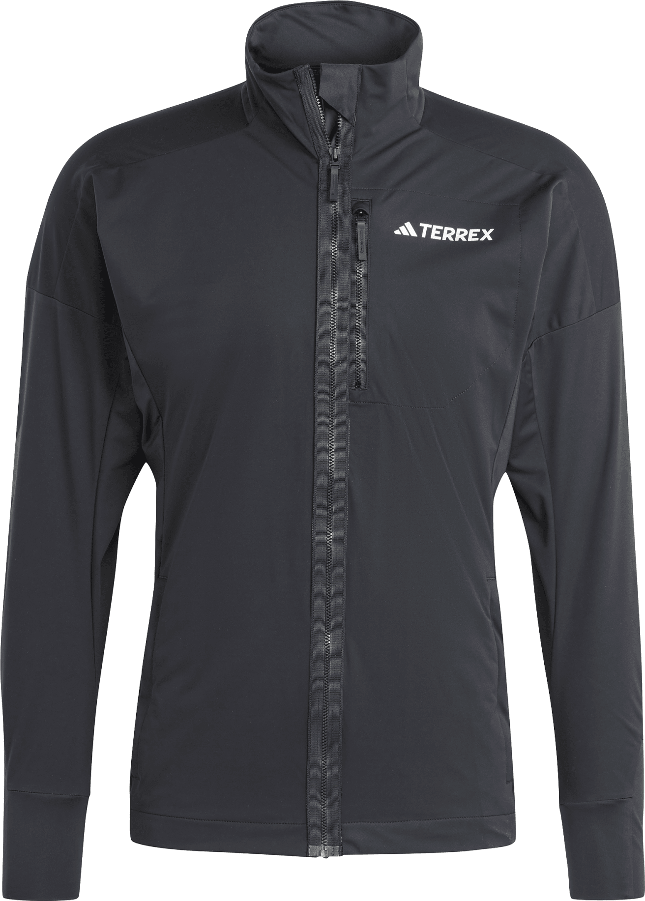 Adidas Men's Terrex Xperior Cross-Country Ski Soft Shell Jacket Black