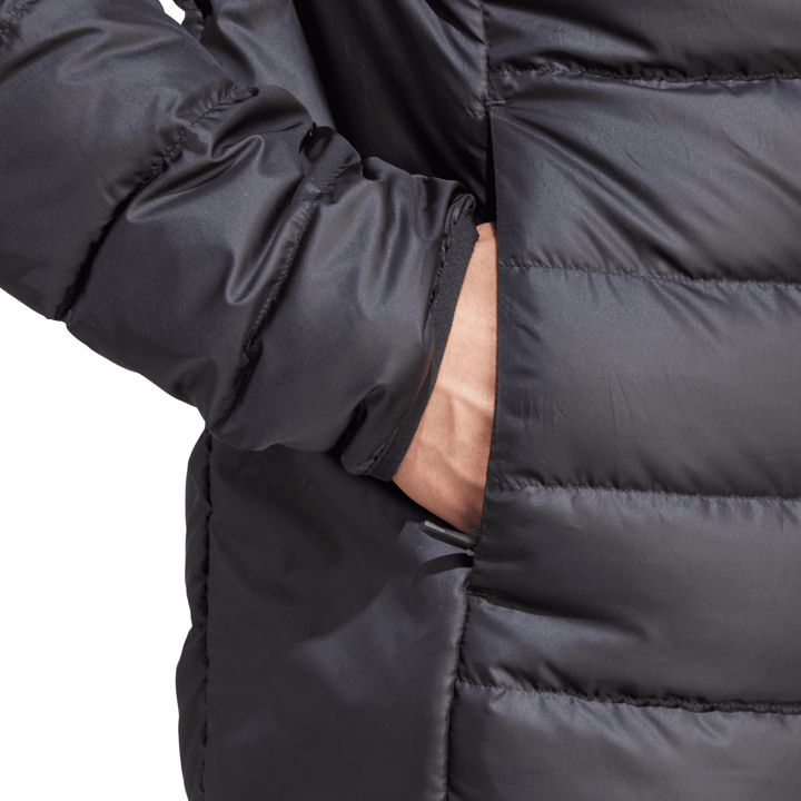 Men's Terrex Multi Light Down Hooded Jacket Black Adidas