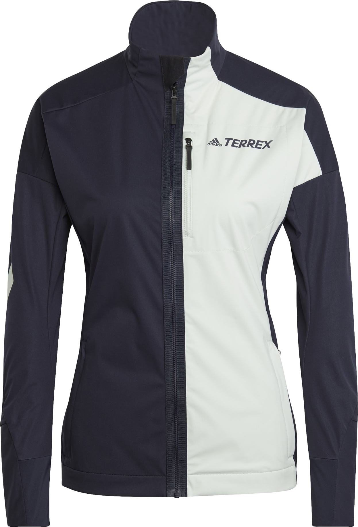 Women's Terrex Xperior Cross-Country Ski Soft Shell Jacket Legink/Lingrn