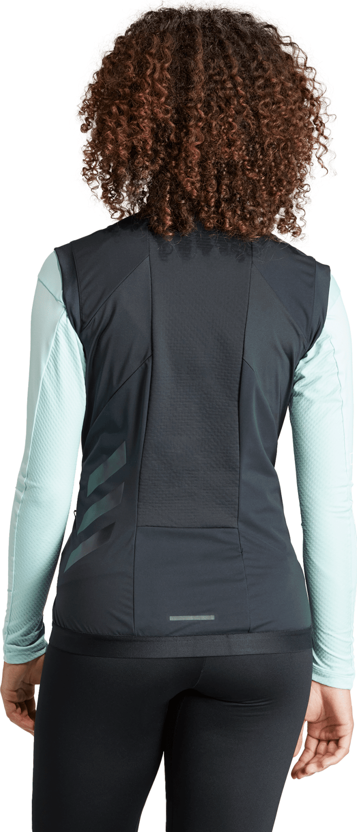 Adidas Women's Terrex Xperior Cross-Country Ski Soft Shell Vest Black Adidas