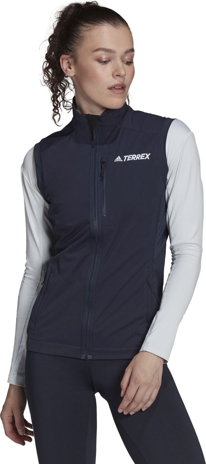 Women's Terrex Xperior Cross-Country Ski Soft Shell Vest Legink Adidas