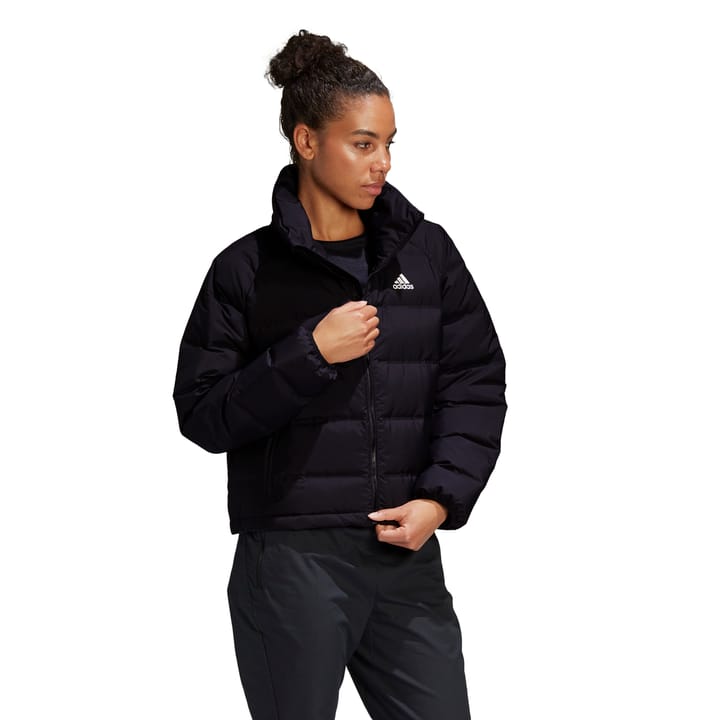 Adidas Women's Helionic Relaxed Fit Down Jacket Black Adidas