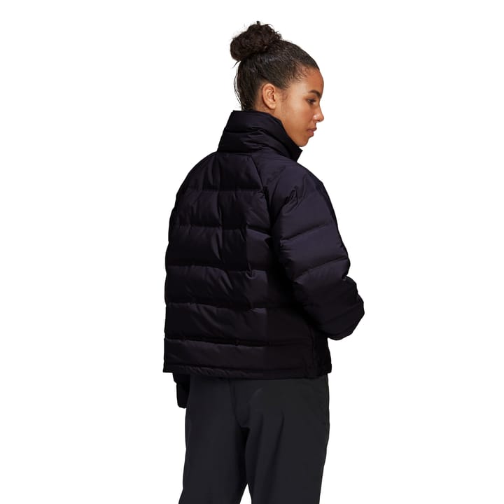 Adidas Women's Helionic Relaxed Fit Down Jacket Black Adidas