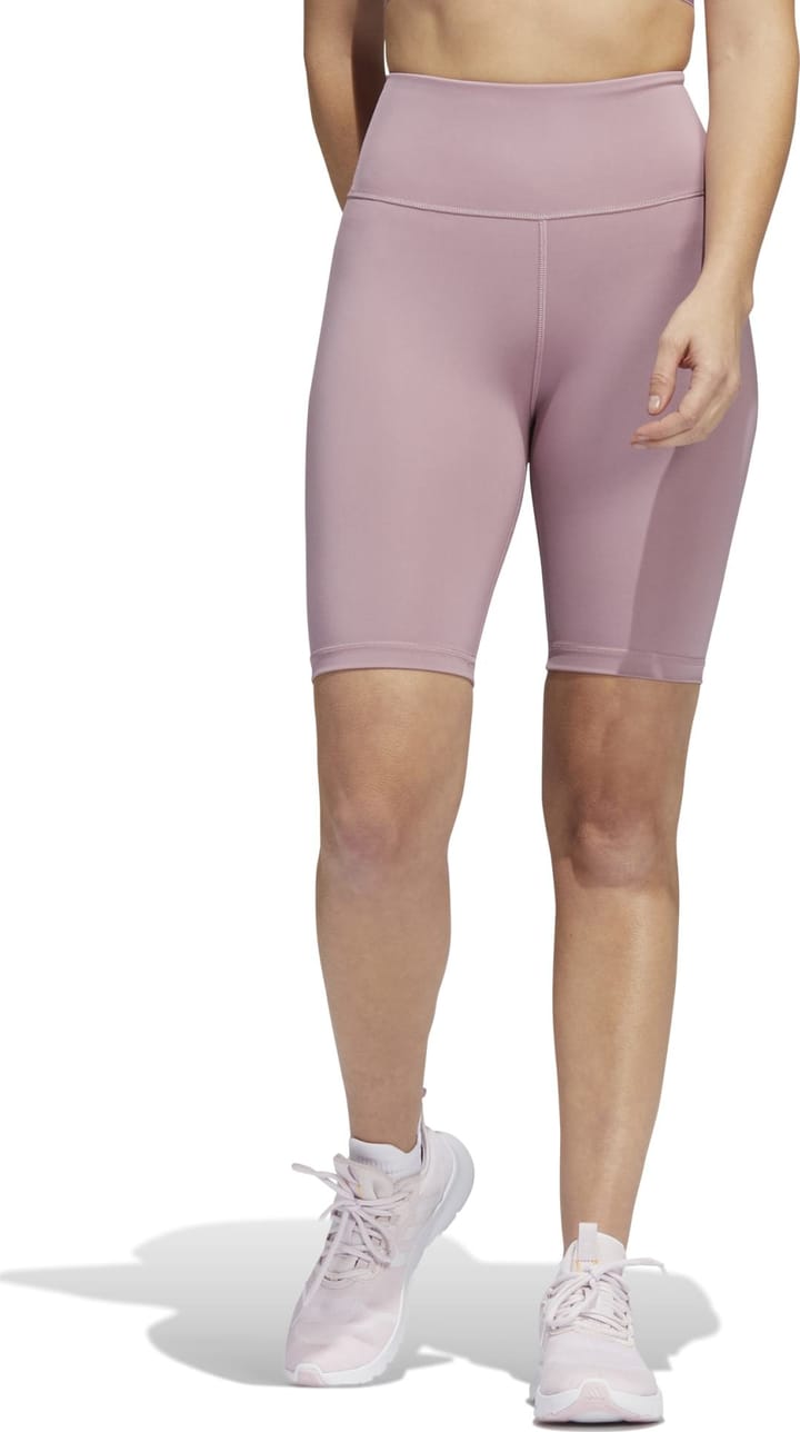 Adidas Women's Optime Training Bike Short Tights Magiv Mauve Adidas