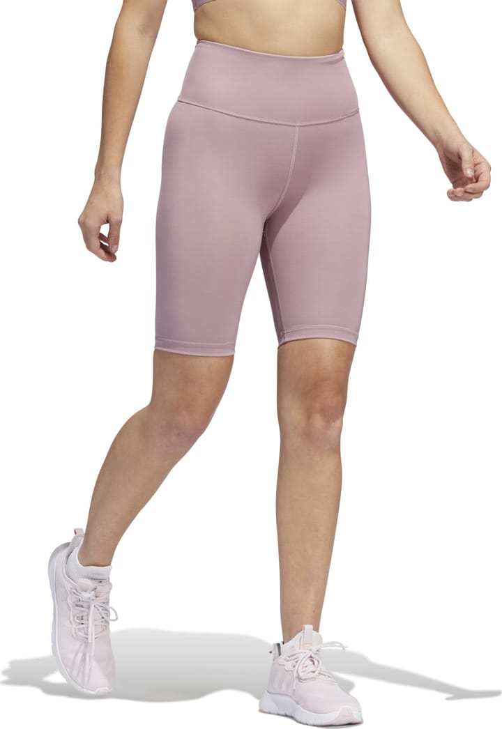 Adidas Women's Optime Training Bike Short Tights Magiv Mauve Adidas