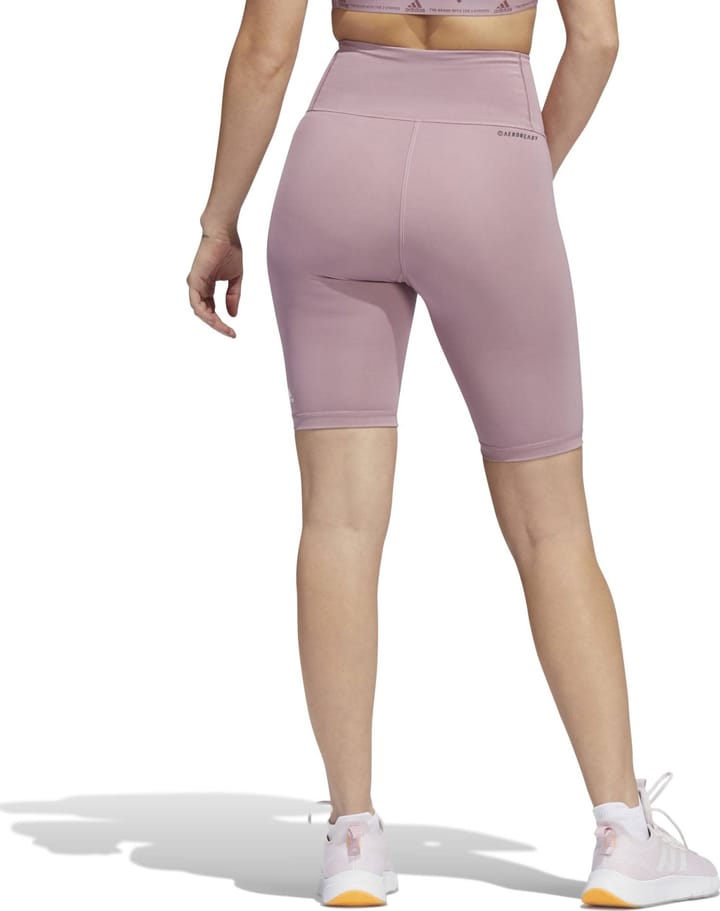 Adidas Women's Optime Training Bike Short Tights Magiv Mauve Adidas
