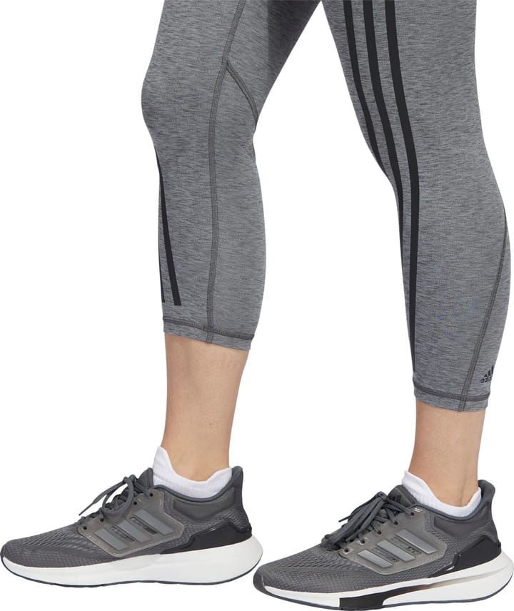 Women's Optime Training Icons 7/8 Tight Dark Grey Heather Adidas