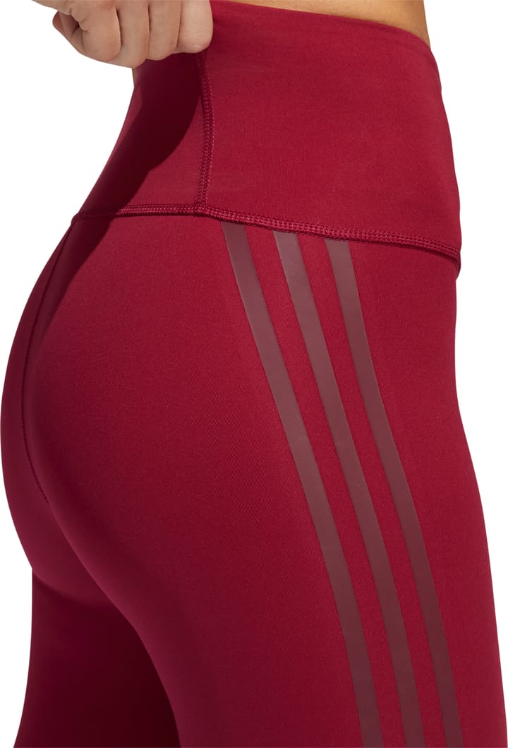 Women's Optime Training Icons 7/8 Tight Legacy Burgundy Adidas