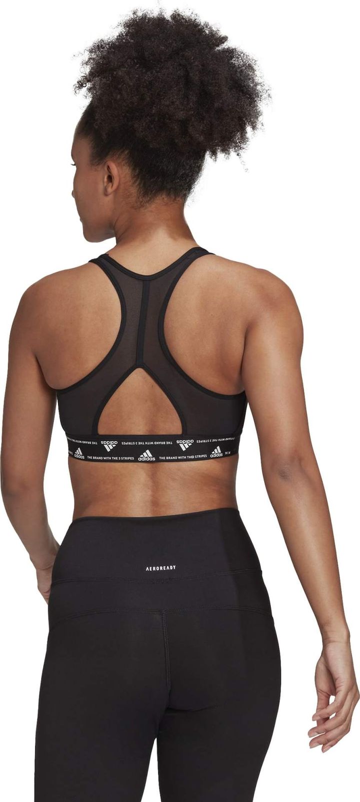 Adidas Women's Powerreact Training Medium-Support Bra Black Adidas Adidas Women's Powerreact Training Medium-Support Bra Black Adidas