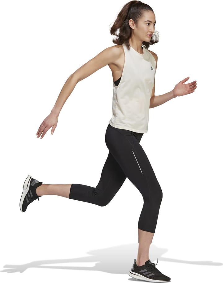 Adidas Women's Run Icons Running Tank Top Wonder White Adidas