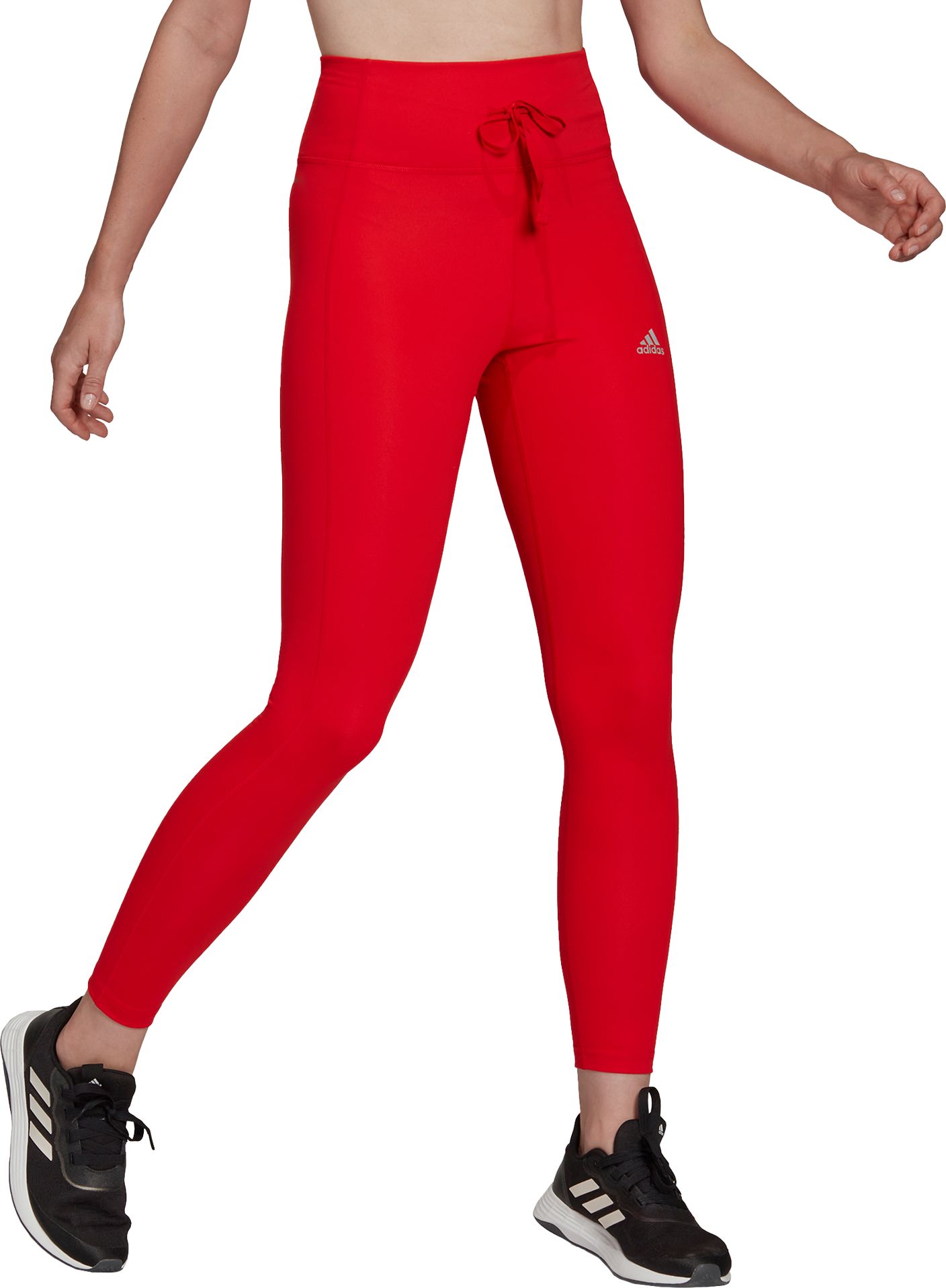 Women's Running Essentials 7/8 Tights Vivid Red/White, Buy Women's Running  Essentials 7/8 Tights Vivid Red/White here