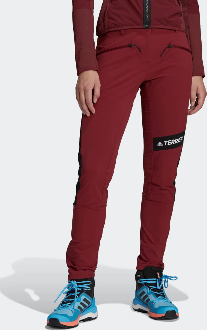 Adidas Women's Techrock Mountaineering Pants Shadow Red Adidas