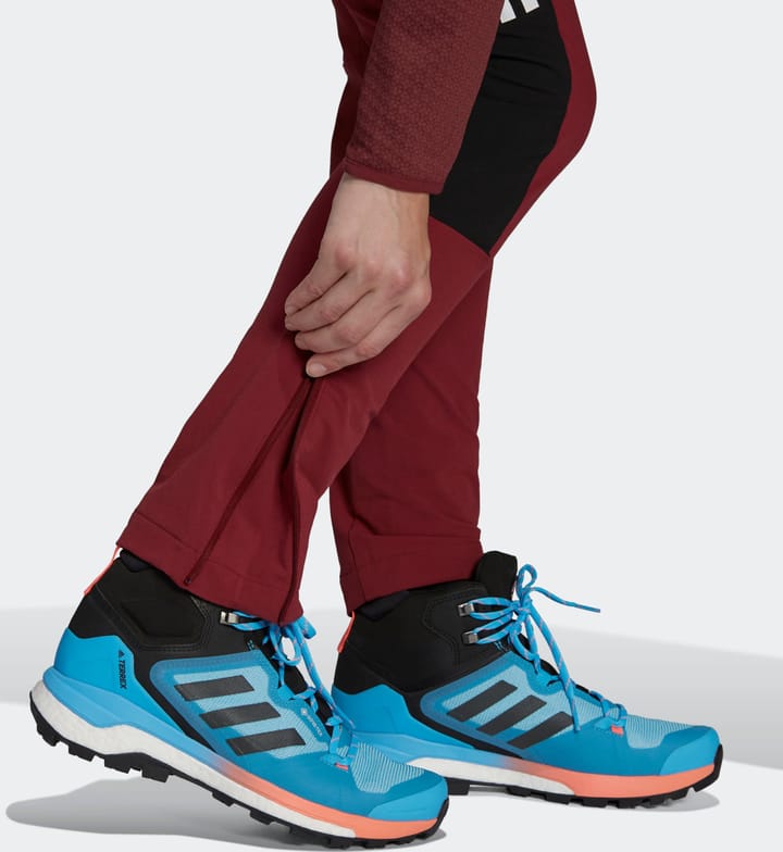 Adidas Women's Techrock Mountaineering Pants Shadow Red Adidas