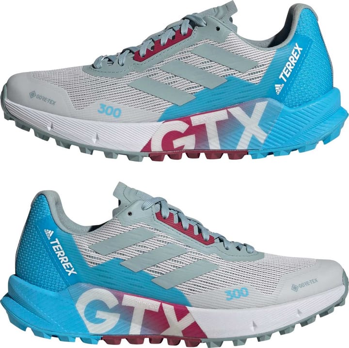 Adidas Women's Terrex Agravic Flow 2.0 GORE-TEX Trail Running Shoes Dash Grey/Magic Grey/Sky Rush Adidas