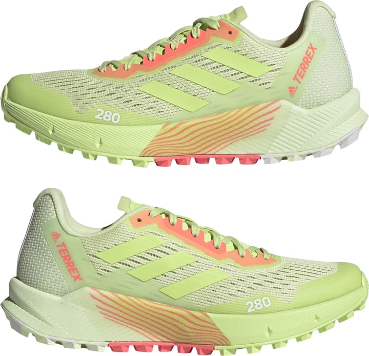 Women's Terrex Agravic Flow 2.0 Trail Running Shoes (spring 2022) Almlim/Pullim/Turbo Adidas