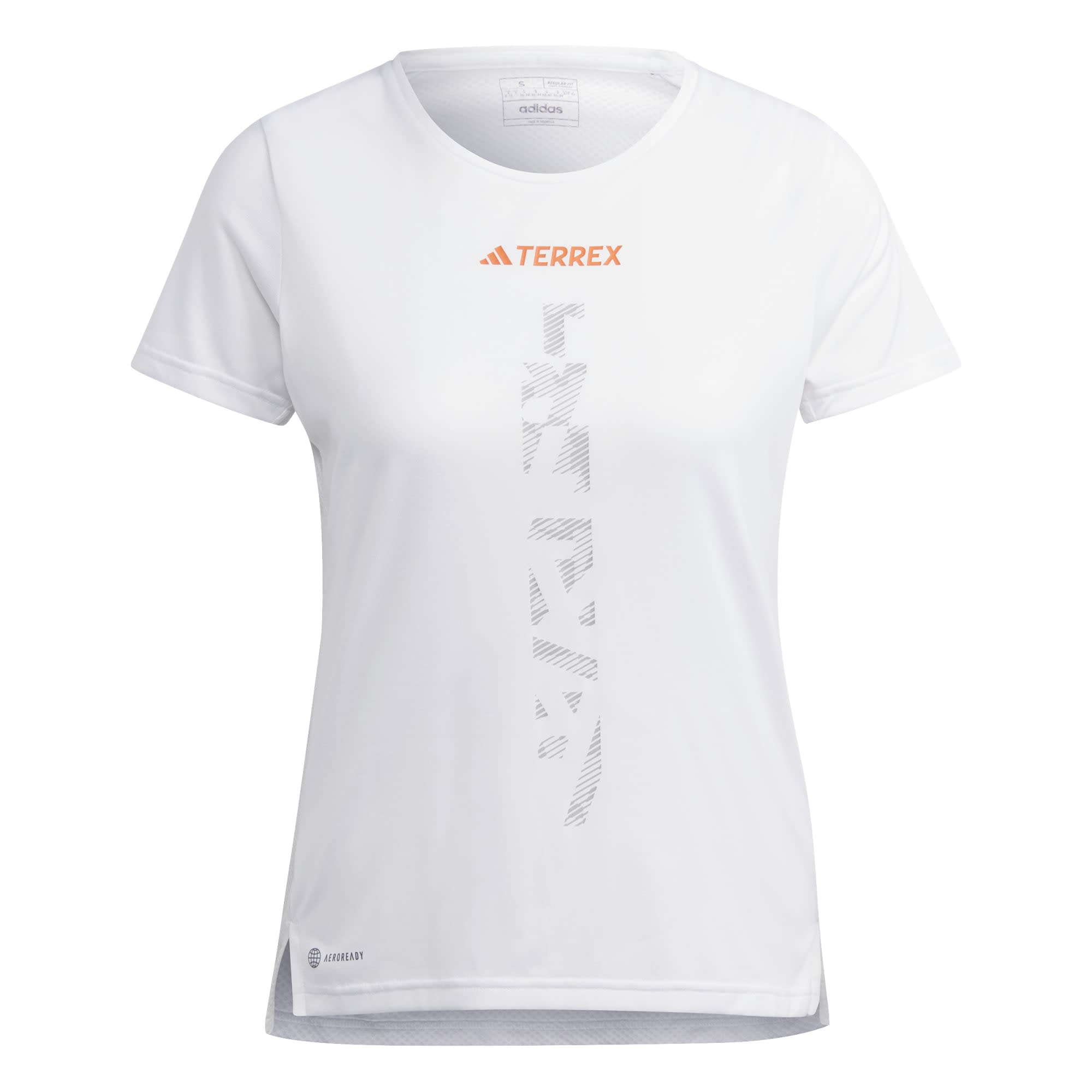 Women's Terrex Agravic Trail Running T-Shirt WHITE