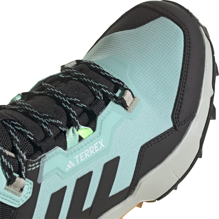 Adidas Unisex TERREX AX4 Mid GORE-TEX Hiking Shoes Semi Flash Aqua/Core Black/Preloved Yellow Adidas