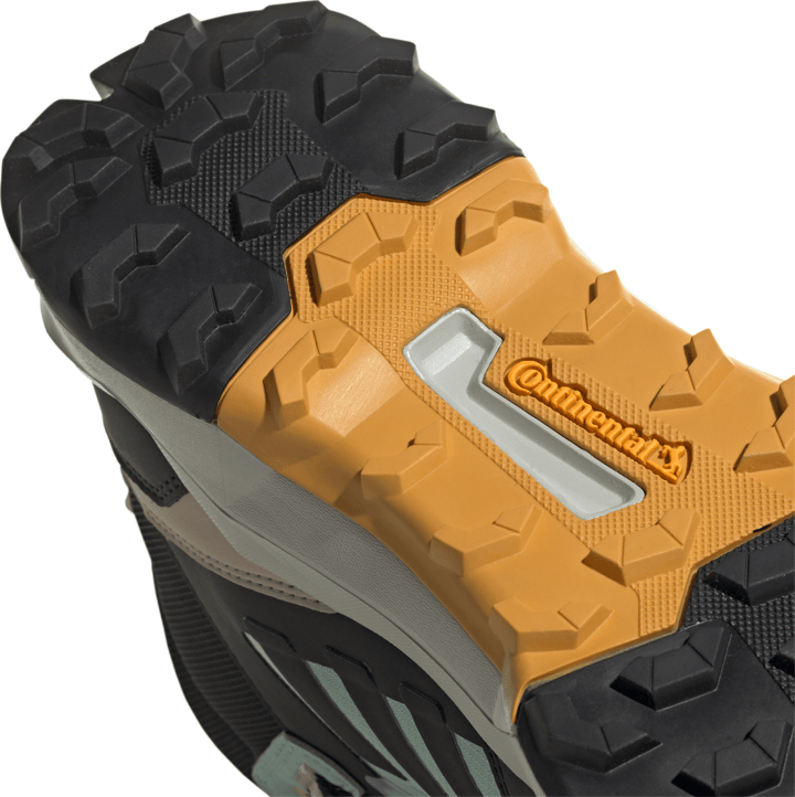 Adidas Unisex TERREX AX4 Mid GORE-TEX Hiking Shoes Semi Flash Aqua/Core Black/Preloved Yellow Adidas
