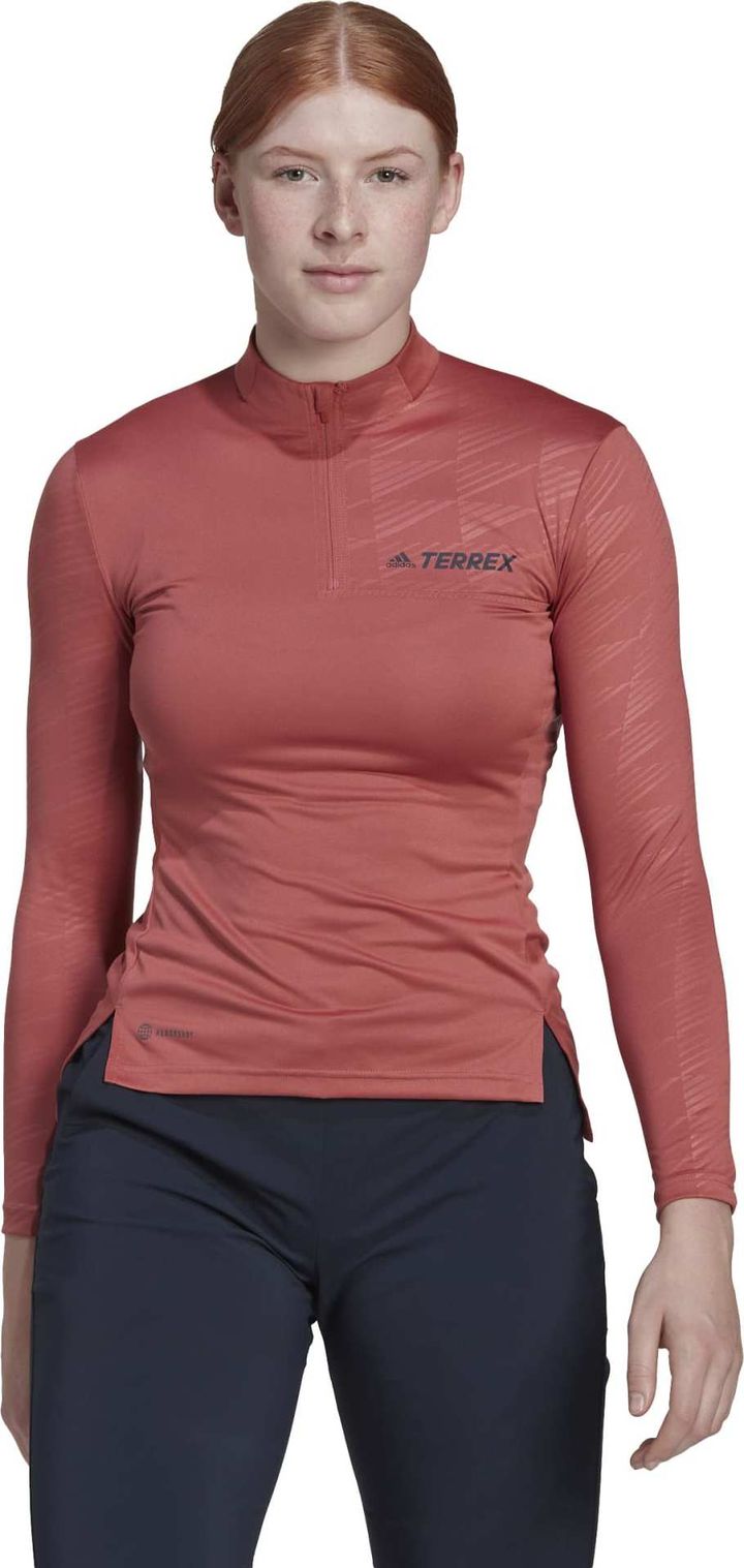 Adidas Women's Terrex Multi Half-Zip Tee Wonred Adidas