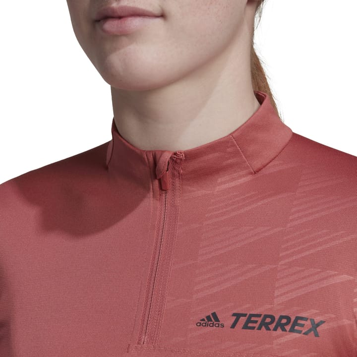Adidas Women's Terrex Multi Half-Zip Tee Wonred Adidas