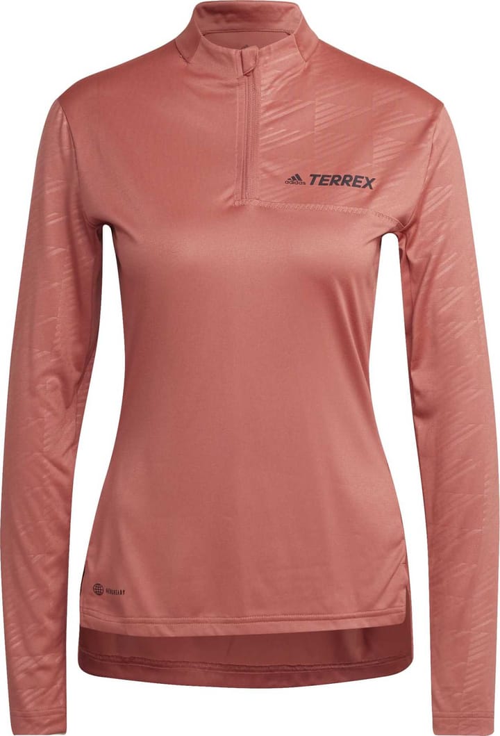 Adidas Women's Terrex Multi Half-Zip Tee Wonred Adidas
