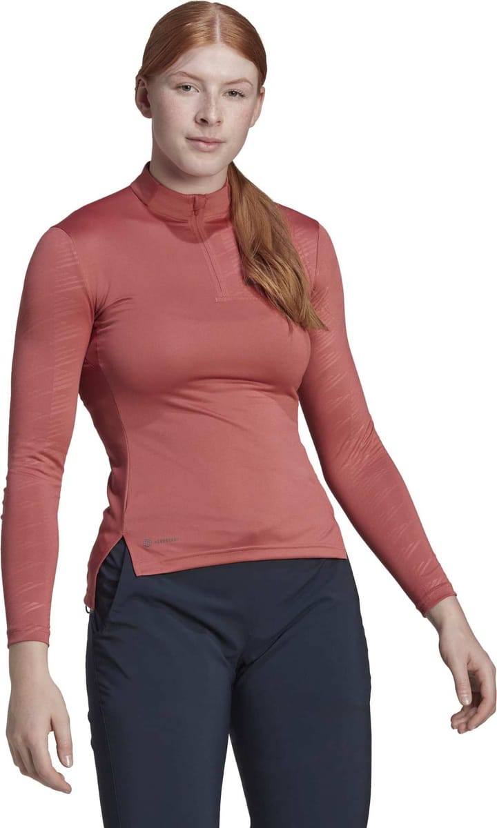 Adidas Women's Terrex Multi Half-Zip Tee Wonred Adidas