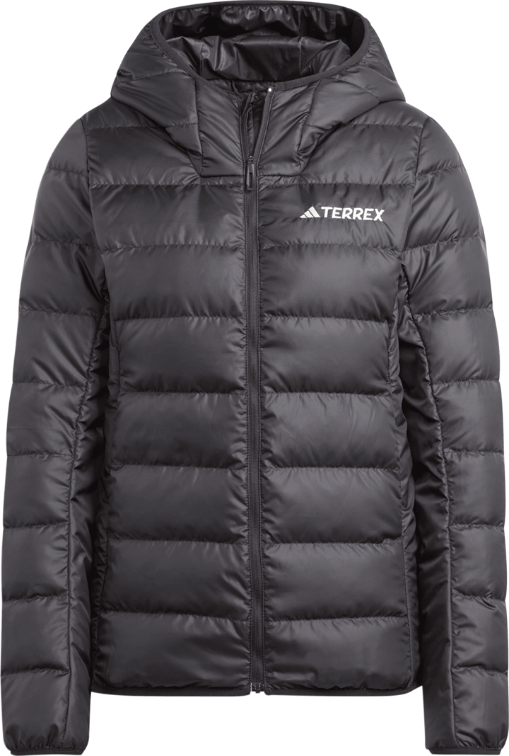 Adidas Women's Terrex Multi Light Down Hooded Jacket Black Adidas