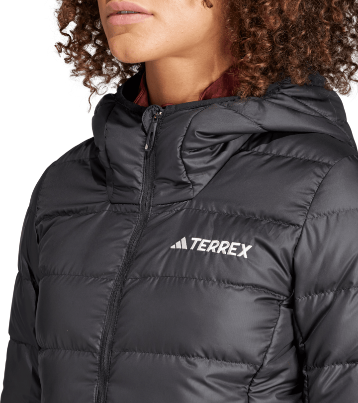 Adidas Women's Terrex Multi Light Down Hooded Jacket Black Adidas