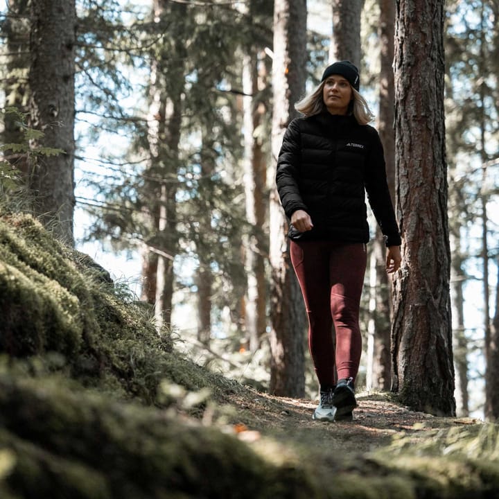 Adidas Women's Terrex Multi Light Down Hooded Jacket Black Adidas