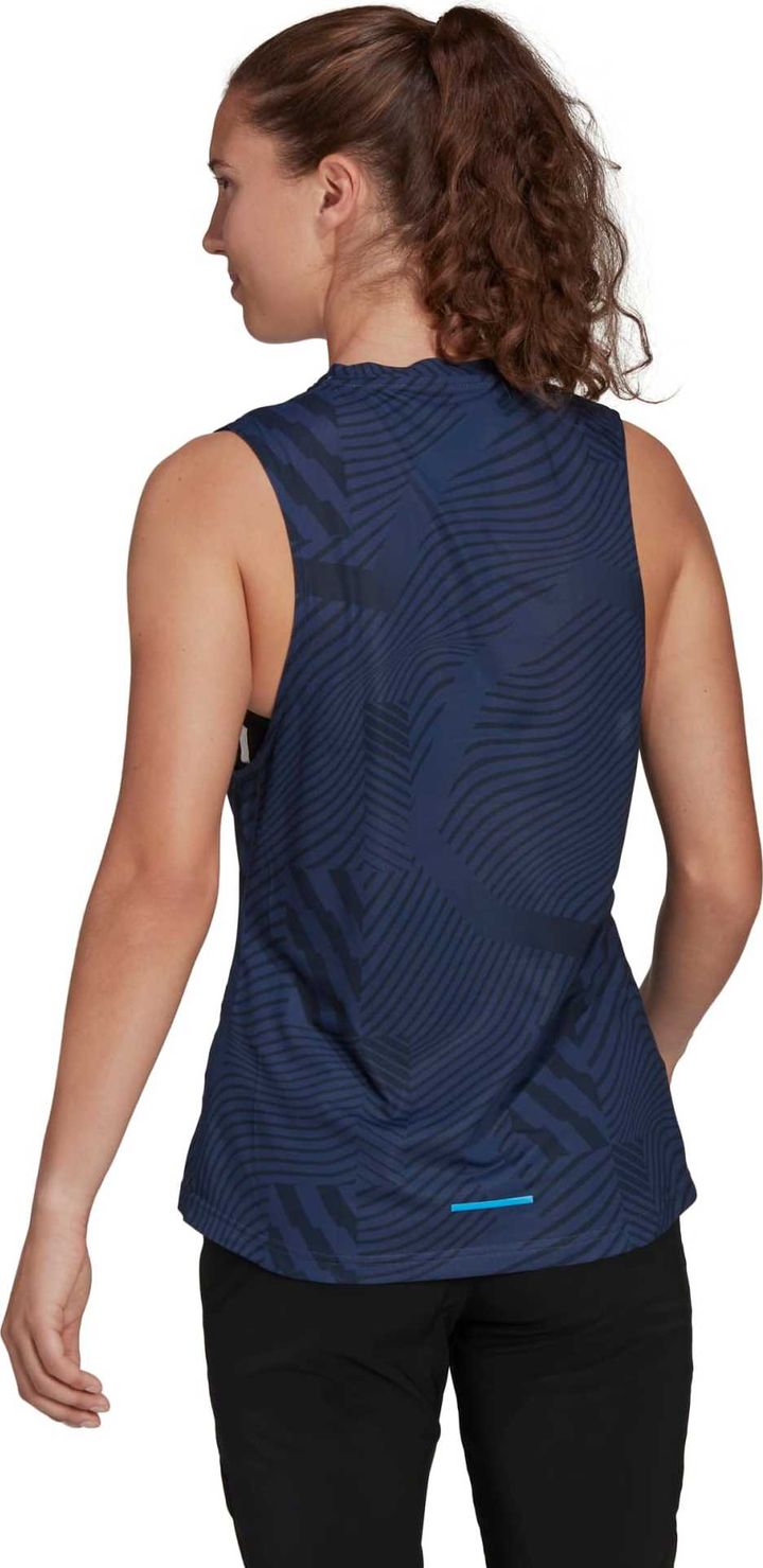 Adidas Women's Terrex Parley Agravic Trail Running Tank Top Shanav/Black Adidas