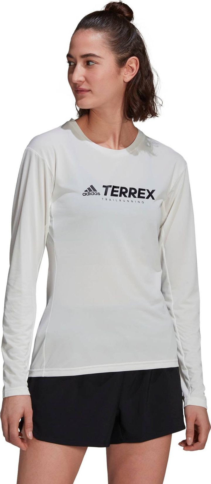 Adidas Women's Terrex Primeblue Trail LS Top WHITE Adidas