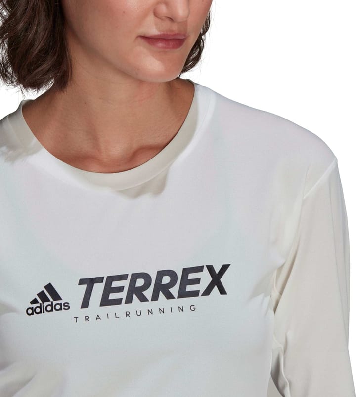 Adidas Women's Terrex Primeblue Trail LS Top WHITE Adidas