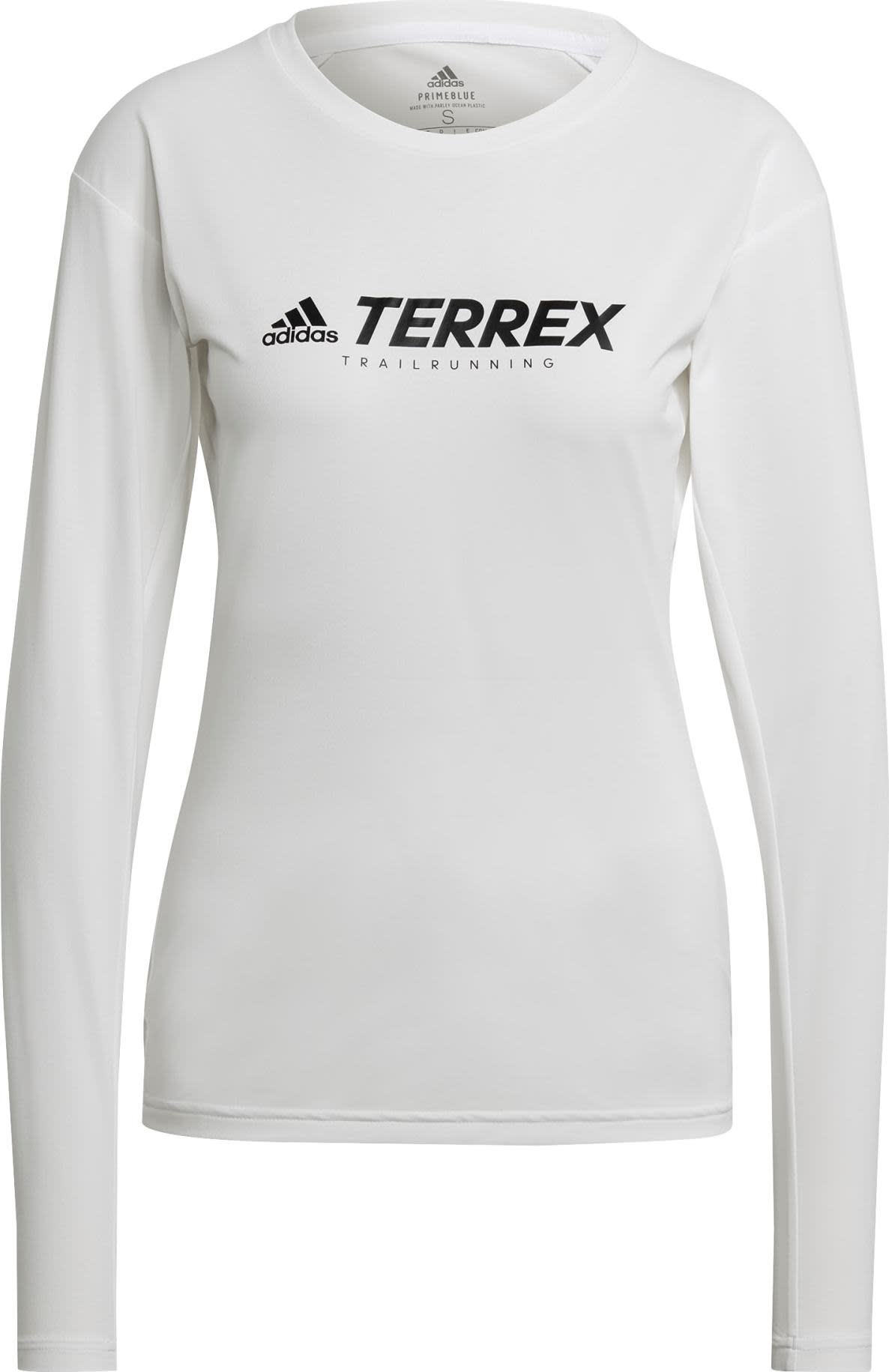 Adidas Women's Terrex Primeblue Trail LS Top WHITE