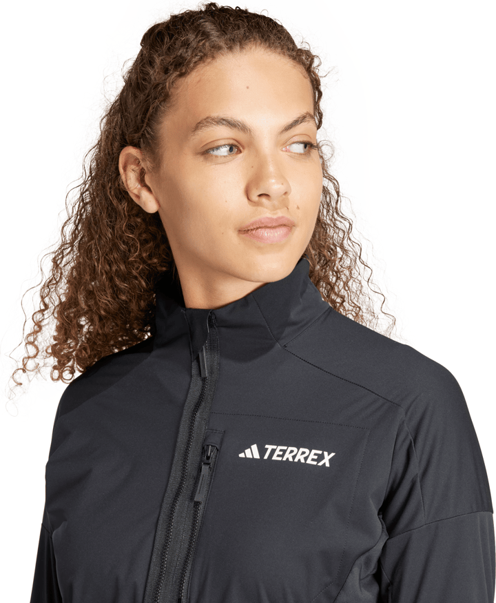 Women's Terrex Xperior Cross Country Ski Soft Shell Jacket Black Adidas