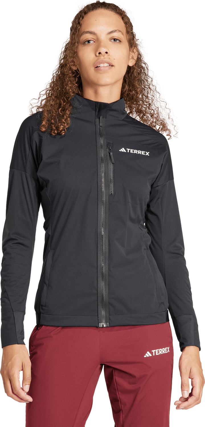 Adidas Women's Terrex Xperior Cross Country Ski Soft Shell Jacket Black Adidas