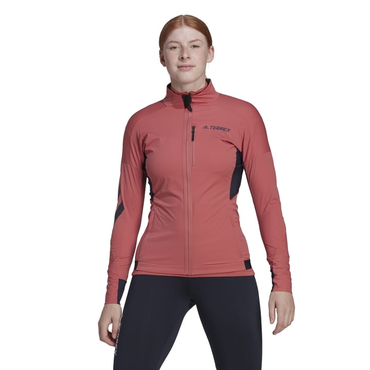 Women's Terrex Xperior Cross-Country Ski Soft Shell Jacket Wonred Adidas