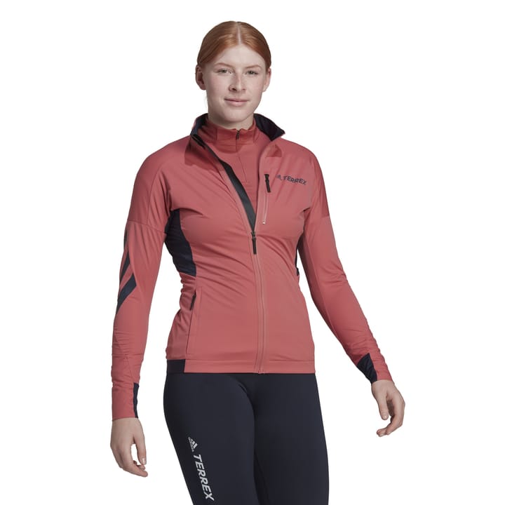 Women's Terrex Xperior Cross-Country Ski Soft Shell Jacket Wonred Adidas
